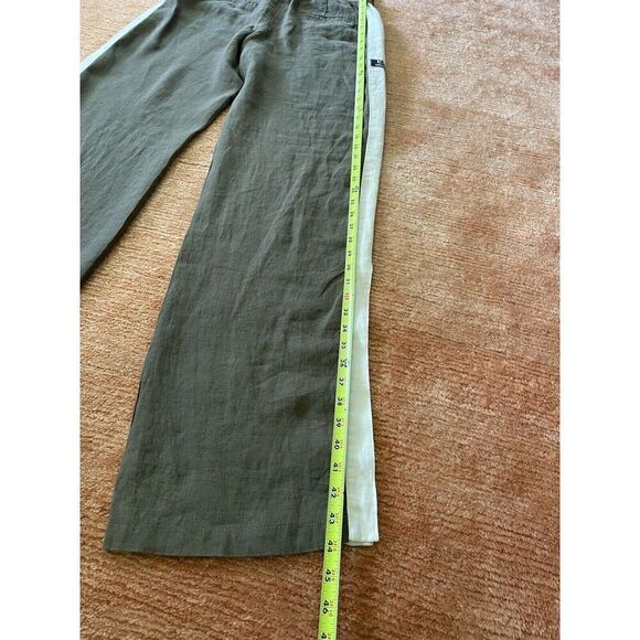 Esperanto Women’s Pants Size S (27 European) 100% Linen New With Tags High Waist - Picture 5 of 9